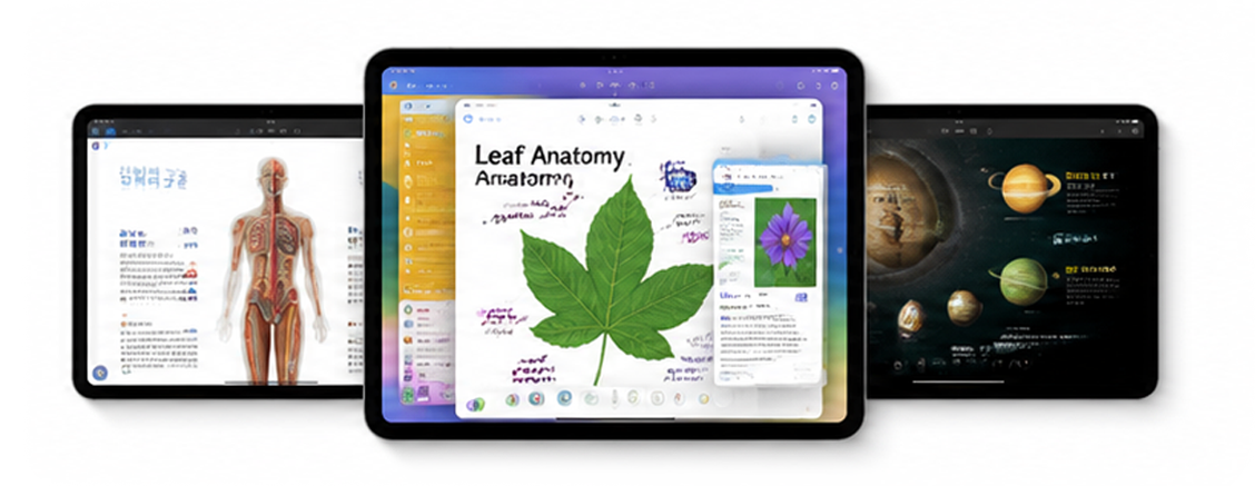 iPad 수업 활용 화면